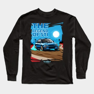 WRX sti legend illustration Long Sleeve T-Shirt